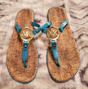 Michael Kors Blue Sandals Women's Size 7.5